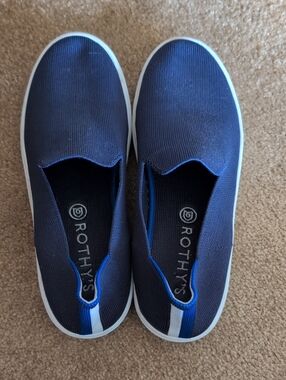 Rothy's Navy Slip-On Sneakers